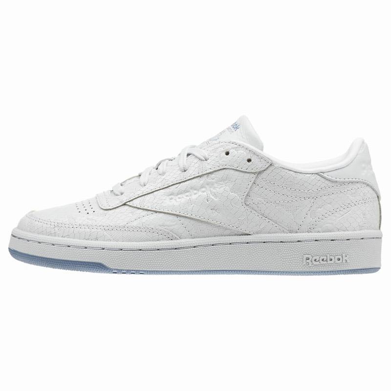 Tenisi Reebok Club C 85 Dama Albi Romania PJ8255CW